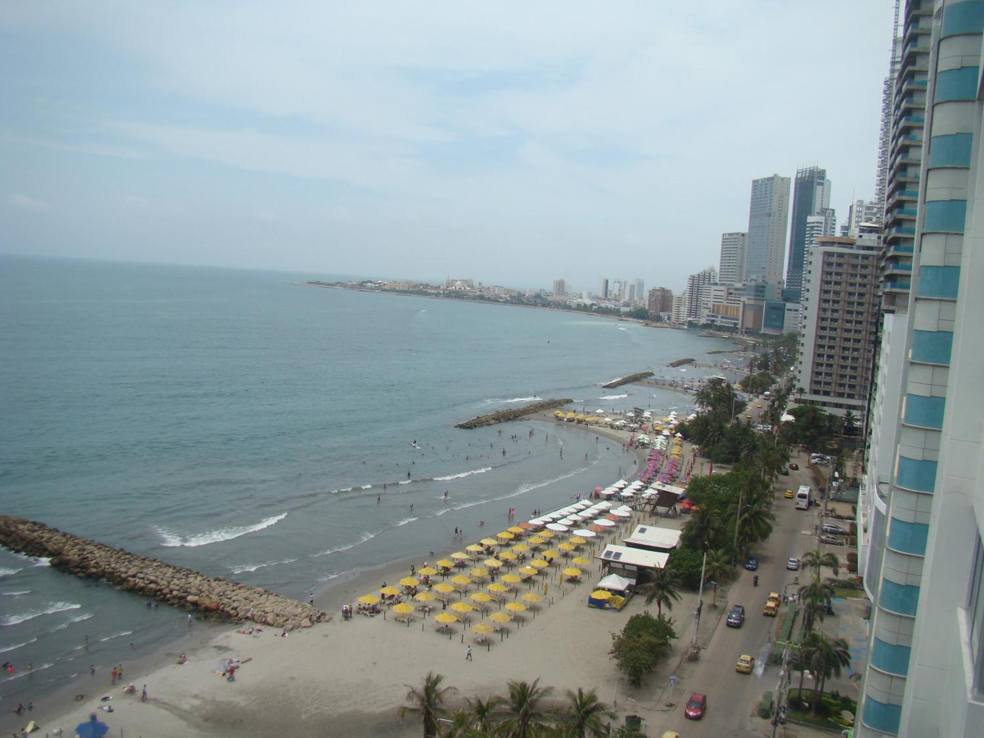 Apartamento , Vista A La Ciudad Antigua Y Playa Картахена Экстерьер фото
